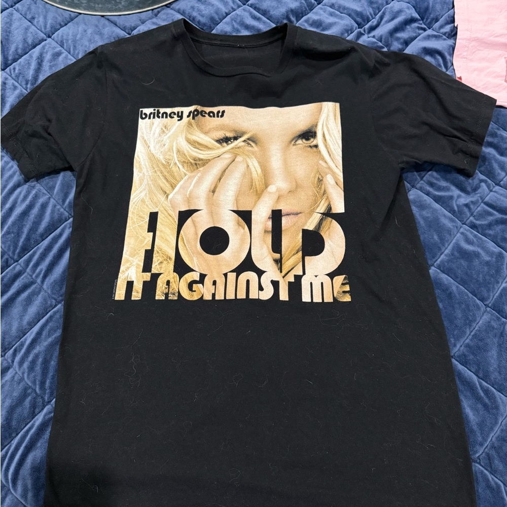 Britney Spears Hold It Against Me RARE Graphic T-Shirt